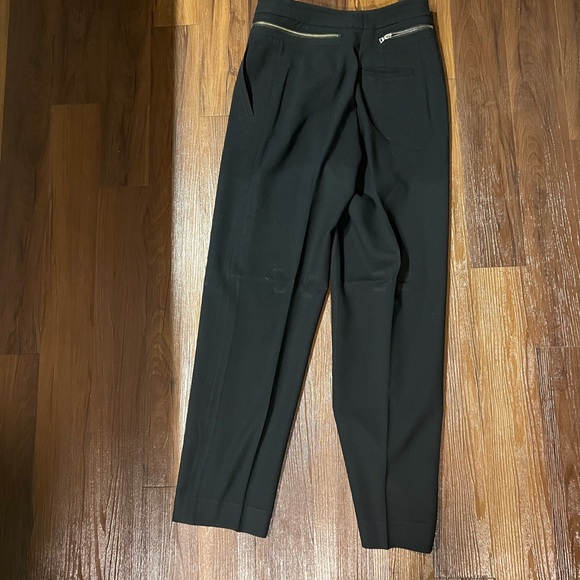 $178 NWT BCBG MAXAZRIA BREENA PLEATED-FRONT TROUSER PANTS S - Picture 3 of 3